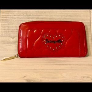 Betsey Johnson Patent Wallet
